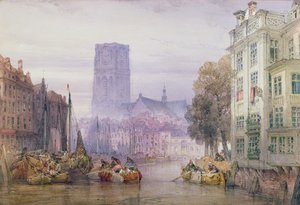 A Nagy Szent Lőrinc-templom, Rotterdam, 1881 (WC ceruzával)